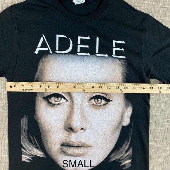 Adele Hello US Tour 2016 Black Concert Tee - Picture 5 of 9